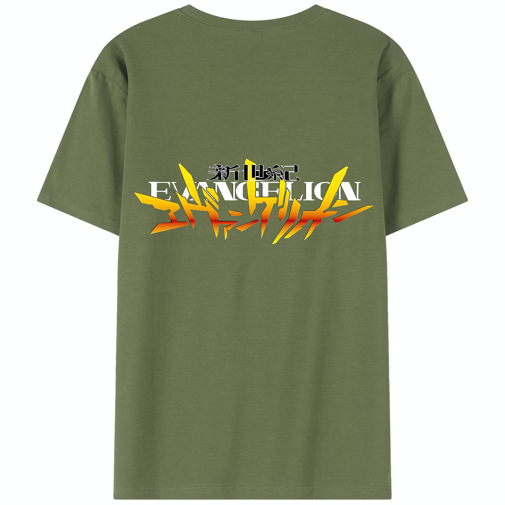 （画像用） EVA 新世紀エヴァンゲリオン 綿100％半袖Tシャツ（背面プリント）